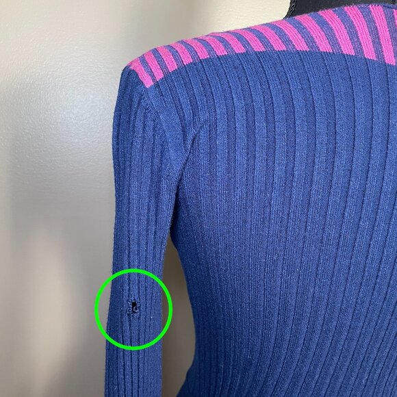 PINKO "Francese" Colorblock Mini Dress - Picture 3 of 9